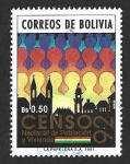 Stamps Bolivia -  833 - Censo Nacional de Población y Vivienda
