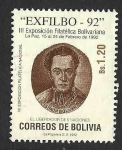Stamps Bolivia -  837 - Exposición Filatélica Nacional 