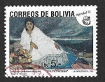 Stamps Bolivia -  840 - Pintura Boliviana