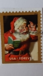 Stamps : America : United_States :  Santa 3 - Sparkling Holidays- Mi:US555BE