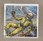 Stamps Burundi -  Exploración de la luna