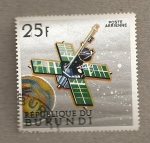 Stamps Burundi -  Exploración de la luna