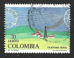 Sellos de America - Colombia -  C790 - Telefonía Rural