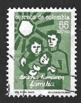 Sellos de America - Colombia -  C807 - Derechos Humanos