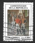 Sellos de America - Colombia -  C815 - Constitución de la República