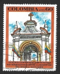 Stamps Colombia -  C824 - 150 Años de la Muerte del General Santander