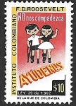 Stamps Colombia -  (C) Instituto Colombiano F.D. Roosevelt