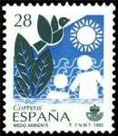 Stamps Spain -  ESPAÑA 1993 3238 Sello Nuevo Servicios Públicos Medio Ambiente Michel3097 Scott2694