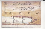 Stamps Denmark -  mapa-Exposición de sellos Hafnia