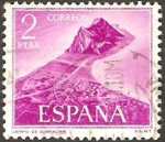 Sellos de Europa - Espa�a -  1934 - Vista del Peñón de Gibraltar