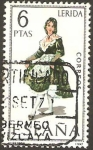 Stamps Spain -  1901 - Traje típico español de Lérida