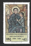 Sellos de America - Chile -  772 - Centenario de la Muerte de San Juan Bosco