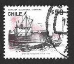 Stamps Chile -  849 - Barcaza