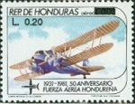 Sellos de America - Honduras -  Sobrecargado (1992-1993)