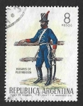 Stamps Argentina -  773 - Día del Ejercito