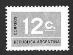 Stamps Argentina -  1112 - Número