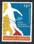 Sellos de America - Argentina -  1861 - XII Juegos Deportivos Panamericanos