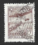 Stamps Argentina -  C45 - Avión Sobre Iguazú