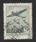 Sellos de America - Argentina -  C46 - Avión Sobre los Andes