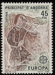 Stamps Andorra -  Europa CEPT - Juglar - siglo XII