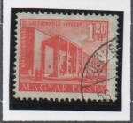 Stamps Hungary -  Escuela agrícola, Ajkacsinger Valley
