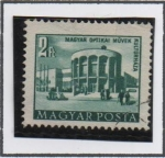 Stamps Hungary -  Obras Opticos Casa d' l' cultura