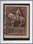Stamps Hungary -  Estatua d' Janos Hunyadi