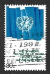 Sellos de America - ONU -  270 - Bandera ONU (New York)