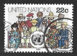 Stamps : America : ONU :  445 - Gente del Mundo (New York)