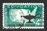 Sellos de America - Estados Unidos -  1206 - Educación Superior