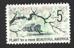 Sellos de America - Estados Unidos -  1318 - Monumento a Thomas Jefferson