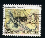 Stamps Australia -  Dragon
