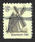 Sellos del Mundo : America : Estados_Unidos : 1740 - Molino de Viento de Massachusetts