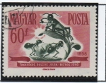 Stamps Hungary -  Hormigas Trabajando y Saltamontes