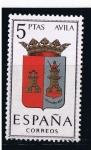 Stamps Spain -  Escudos de Provincias  Avila