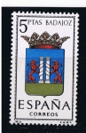 Sellos de Europa - Espaa -  Escudos de Provincias  Badajoz