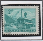 Stamps Hungary -  Tramisol y Estadio