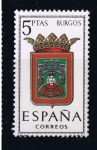 Stamps Spain -  Escudos de Provincias  Burgos