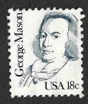 Sellos de America - Estados Unidos -  1858 - George Mason