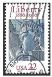Stamps United States -  2224 - Centenario de la Estatua de la Libertad