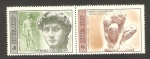 Stamps Russia -  4119 y 4120 - 500 Anivº del nacimiento de Miguel Angel