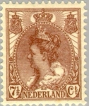 Sellos del Mundo : Europa : Holanda : Reina Guillermina - 1899-1921 - D