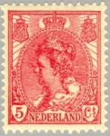 Sellos del Mundo : Europa : Holanda : Reina Guillermina - 1899-1921 - D