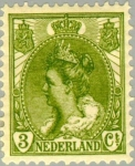 Sellos del Mundo : Europa : Holanda : Reina Guillermina - 1899-1921 - D