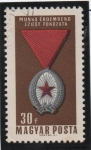 Stamps Hungary -  Medalla , Plata Orden a la Labor