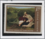 Stamps Hungary -  Los Amantes