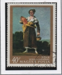 Stamps Hungary -  Chica con Jarra, Goya