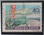 Stamps Hungary -  CabezLake Balaton at Badacsony