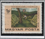 Stamps Hungary -  Pioneer Campo