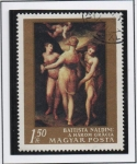 Stamps Hungary -  Las Tres Gracias
